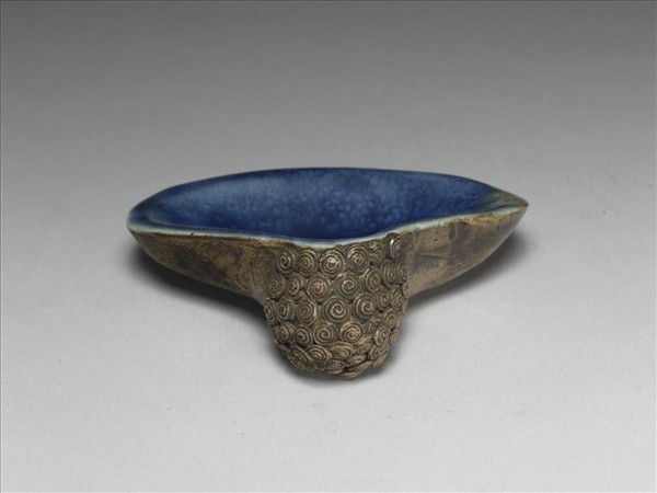 霽青蚌式小筆洗