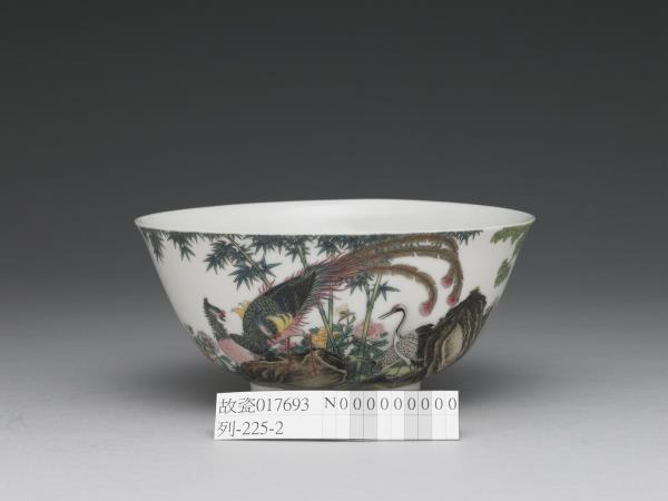 琺瑯彩瓷五倫圖碗