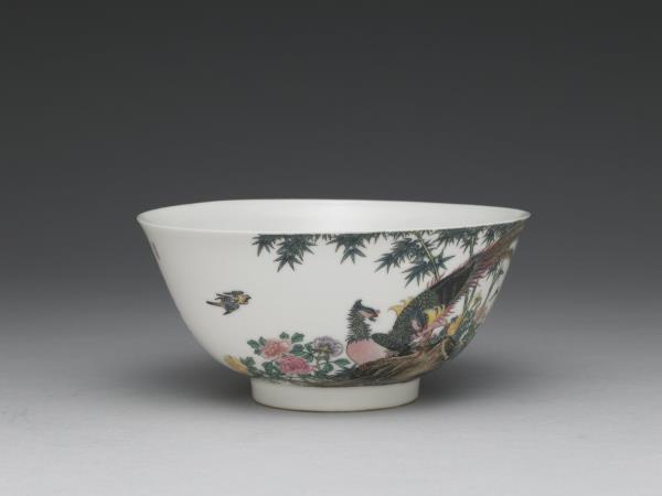 琺瑯彩瓷五倫圖碗