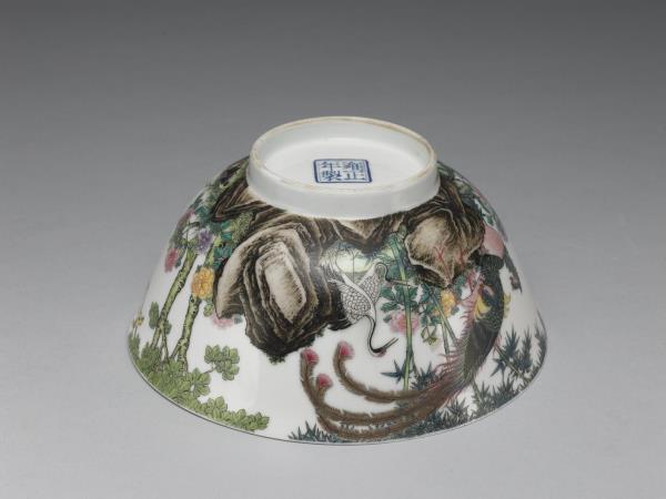 琺瑯彩瓷五倫圖碗