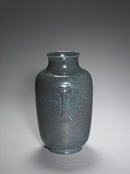 鈞釉雙耳燈籠尊