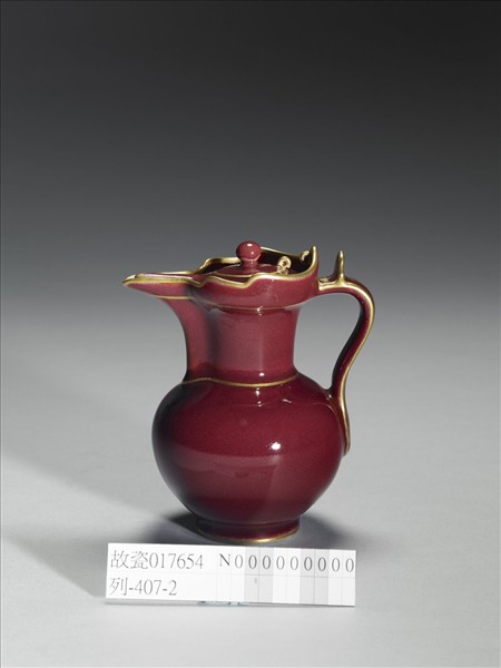 寶石紅僧帽壺