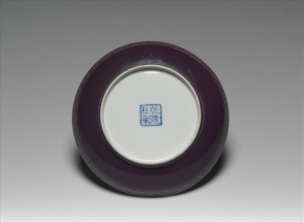 琺瑯彩課子圖碟