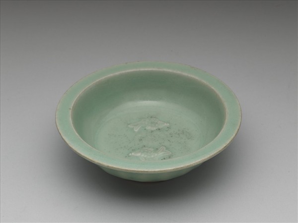 龍泉窯 青瓷雙魚洗