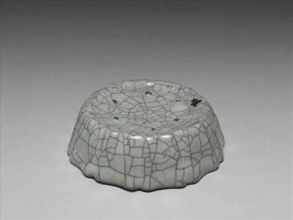 哥窯 青瓷葵花式洗