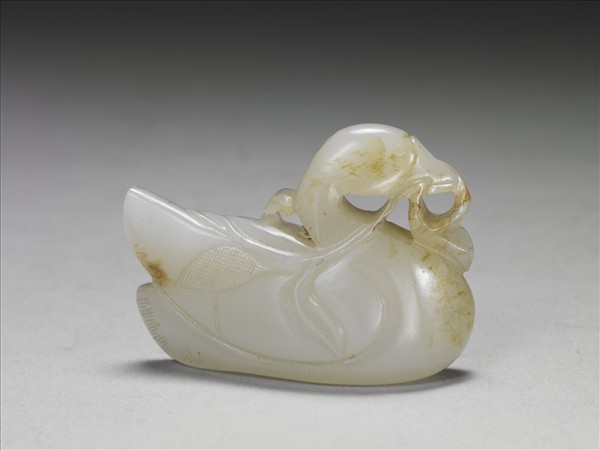 玉鵝形佩