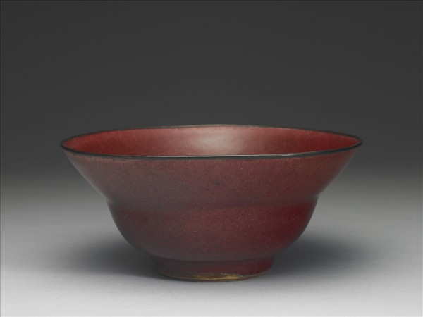 官窯 寶石紅碗