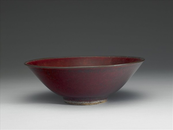 官窯 寶石紅碗