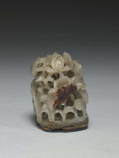 汀渚鷺鷥紋玉頂