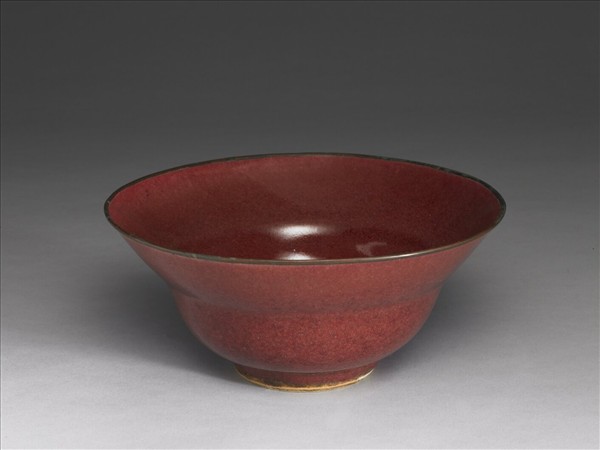 官窯 寶石紅碗