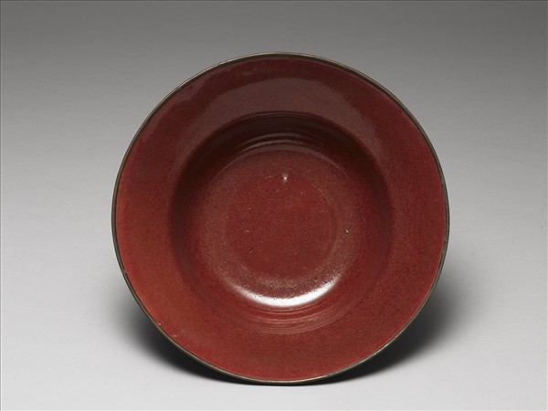 官窯 寶石紅碗