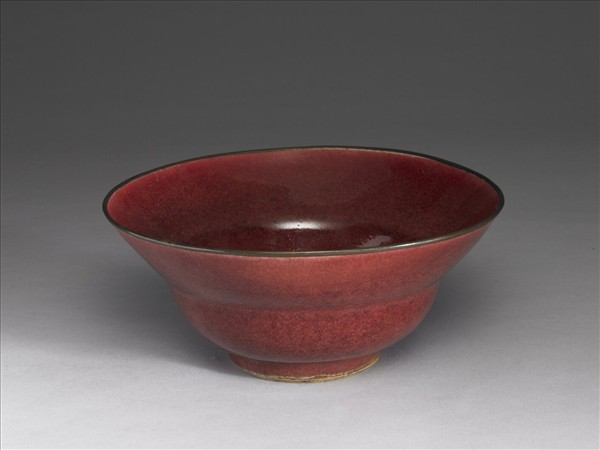 官窯 寶石紅碗