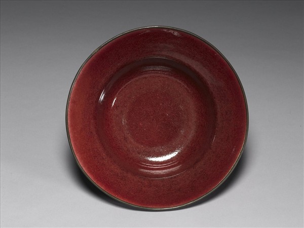 官窯 寶石紅碗