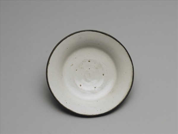 霍州窯 白瓷折腰碟