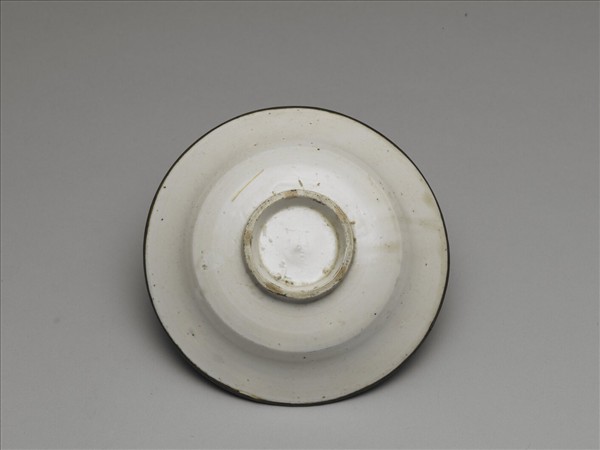霍州窯 白瓷折腰碟