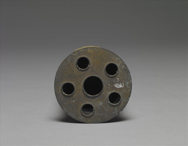 青花蓮塘鴛鴦紋罐