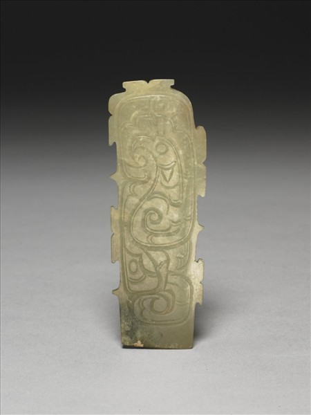 玉鳳紋柄形器