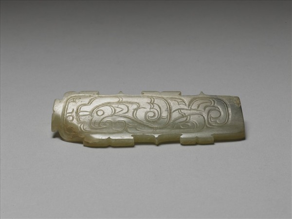玉鳳紋柄形器