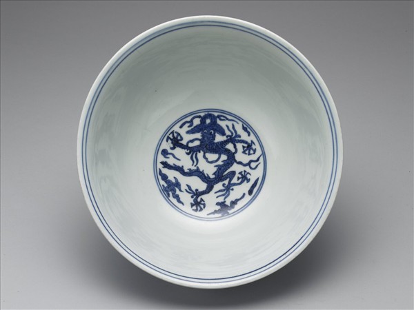 青花鳳凰紋碗