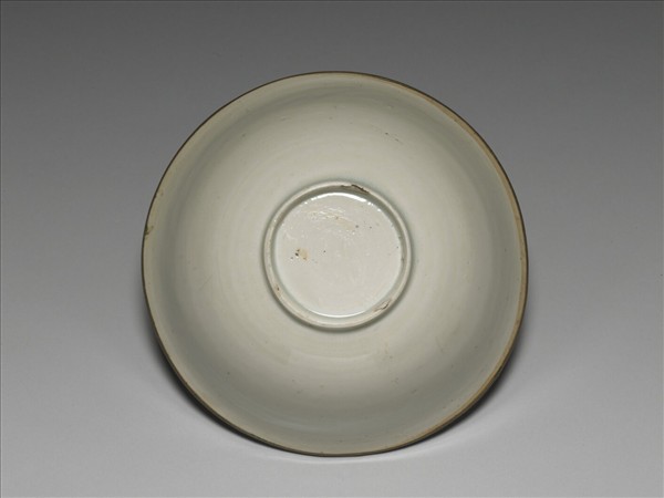 湘湖窯 青白瓷印花花卉紋碗