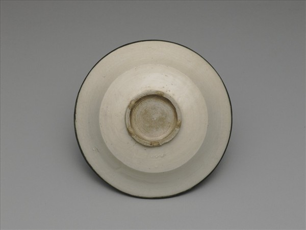 霍州窯 白瓷折腰碟