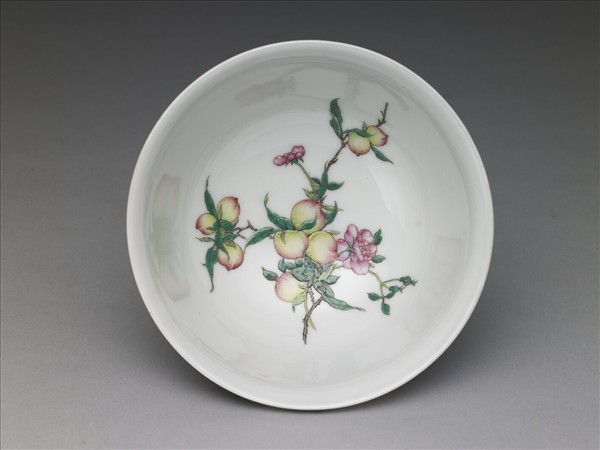 琺瑯彩歲寒三友茶碗