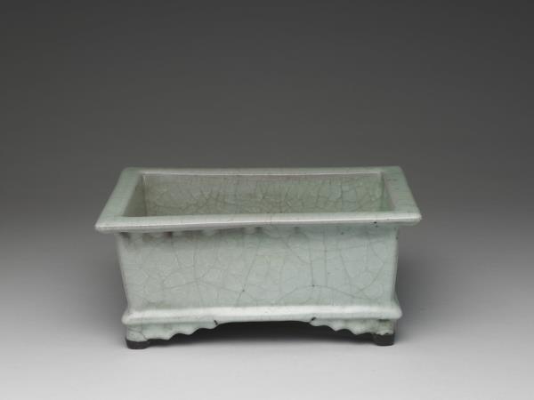 官窯 青瓷長方盆