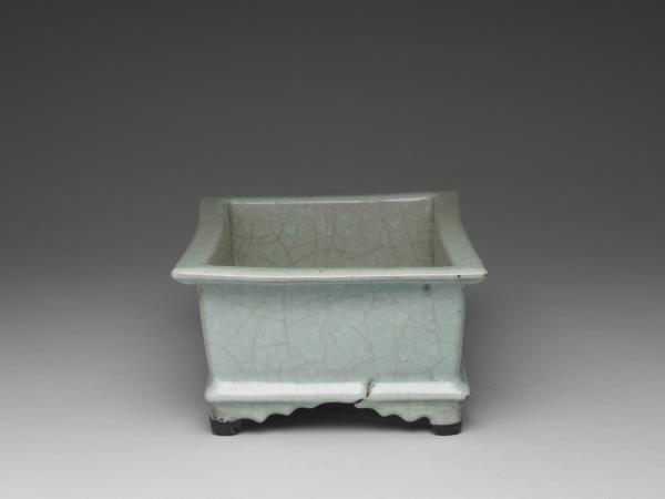 官窯 青瓷長方盆