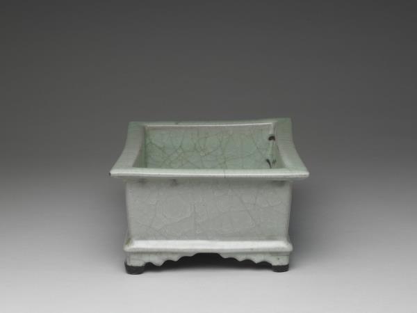 官窯 青瓷長方盆