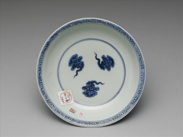 青花雙龍戲珠紋碗