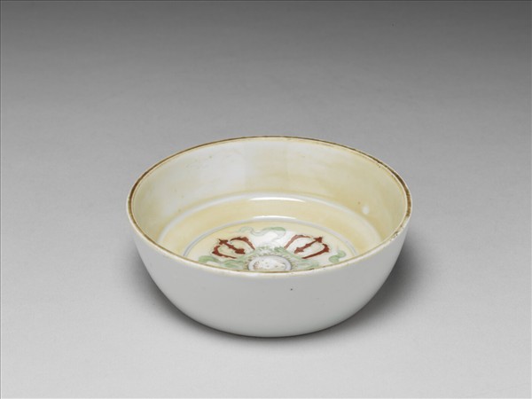 鬥彩十字杵紋洗