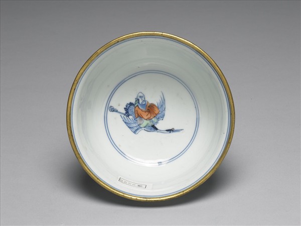 鬥彩八仙祝壽圖碗