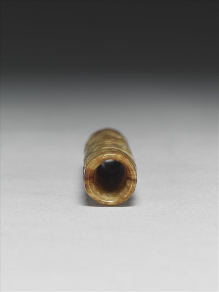 仿古螭鳳紋玉管