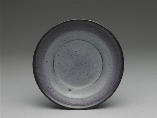 鈞窯 葡萄紫釉碟