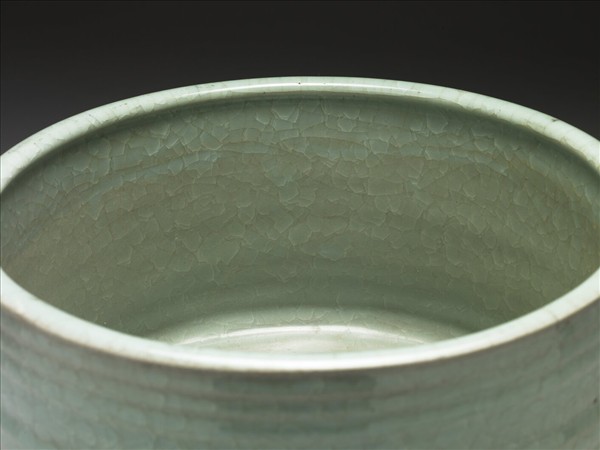 官窯 青瓷弦紋樽