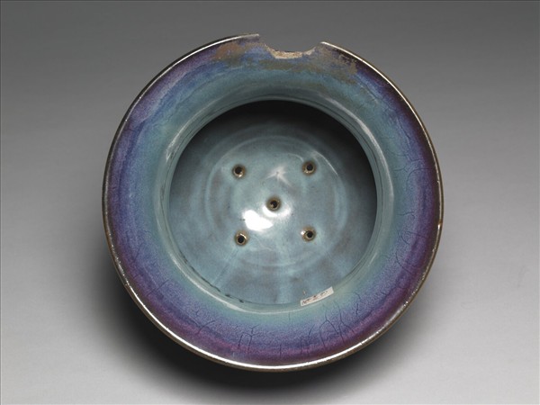 鈞窯 葡萄紫釉渣斗