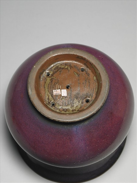 鈞窯 葡萄紫釉渣斗