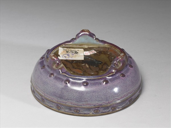 鈞窯 葡萄紫釉盆托