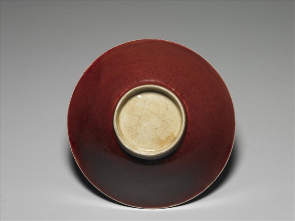 霽紅釉碗