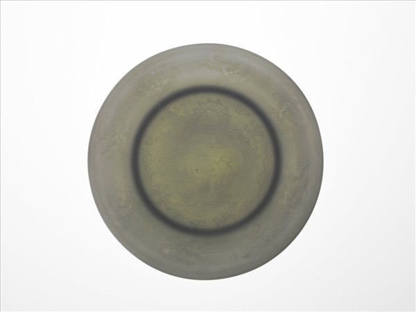 甜白半脫胎九龍盤