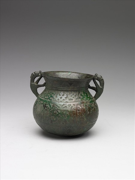 神獸蓮花紋壺