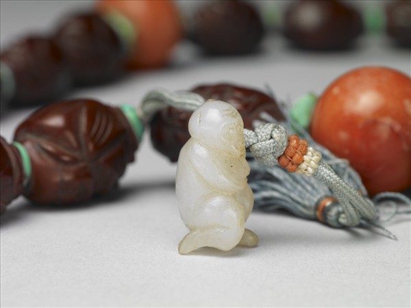 橄欖核雕羅漢手串