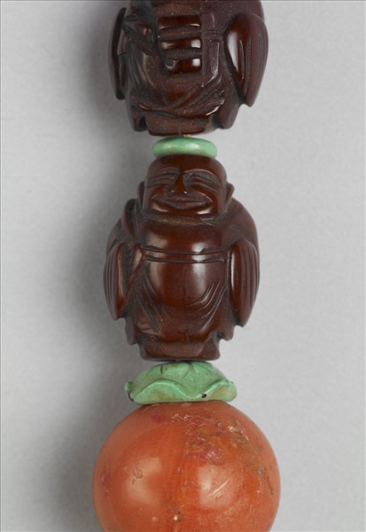 橄欖核雕羅漢手串