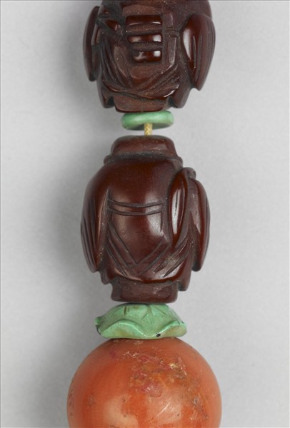 橄欖核雕羅漢手串