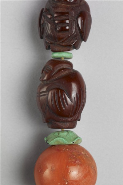 橄欖核雕羅漢手串