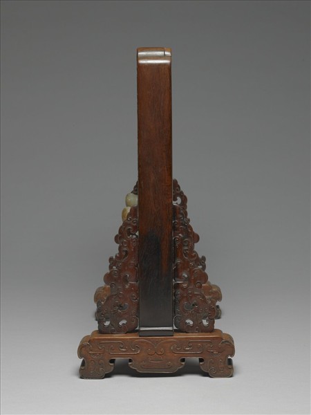 御製詩雲紋木架