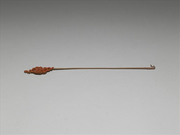 鍍金珊瑚珠囍字首簪