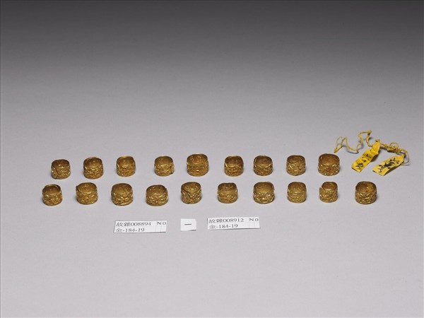 金「平安如意」戒指