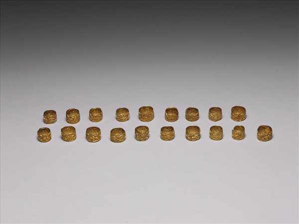 金「平安如意」戒指