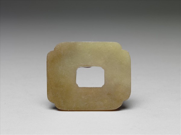 玉螭虎方形飾件